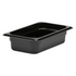 Cambro | Bac gastronome Camwear, taille 1/4, noir