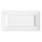 G.E.T. Rectangular Plate, 15" x 8", White, Melamine (12-pack), FINAL SALE