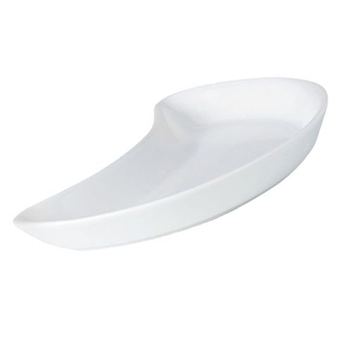 Steelite Simplicity Crescent Salad Plate, 8", White (12-pack)