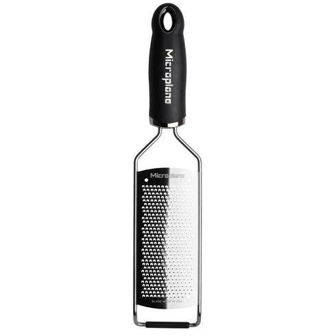 Microplane Gourmet Series Fine Grater, Black Handle