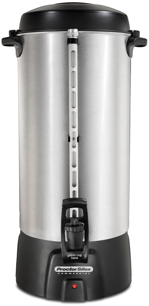 Proctor Silex 45100R Commercial Coffee Urn, 100 Cup, Aluminum, 120V