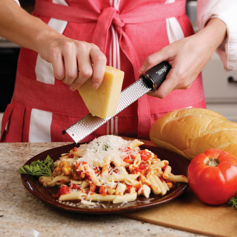 Microplan | Râpe à zesteur Premium Classic Series, 12", Poignée Soft Touch