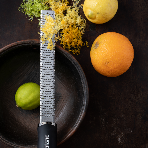 Microplan | Râpe à zesteur Premium Classic Series, 12", Poignée Soft Touch