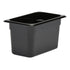 Cambro | Bac gastronome Camwear, taille 1/4, noir