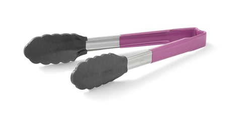 Völlrath | Pince monobloc à extrémité en nylon Kool-Touch haute température, 9,5", Prise violette