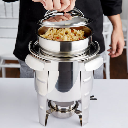 Vollrath | Réchaud à soupe en acier Maximillian, 4 Qt, acier inoxydable