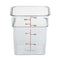 Cambro CamSquare Food Storage Container, Clear
