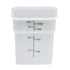 Cambro | Boîte de conservation des aliments CamSquare, poly blanc