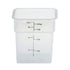 Cambro CamSquare Food Storage Container, Translucent