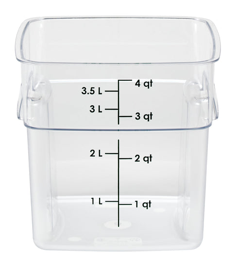 Cambro CamSquare FreshPro Storage Container, Clear