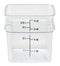 Cambro CamSquare FreshPro Storage Container, Clear