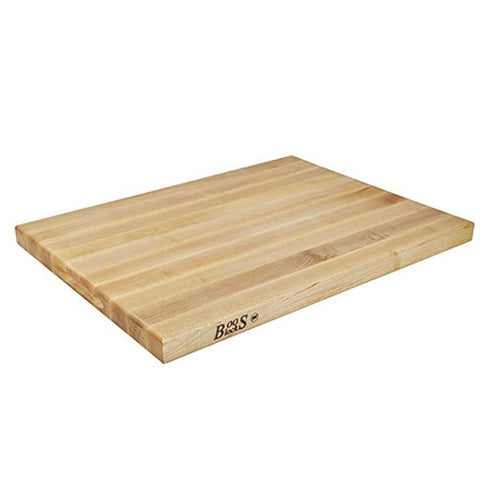 John Boos Reversible Cutting Board, 1 1/2" Thick, Edge Grain Maple