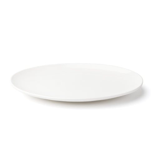 Browne / Assiette ovale modèle "coupe", 10" x 7.25", blanc, (paquet de12)