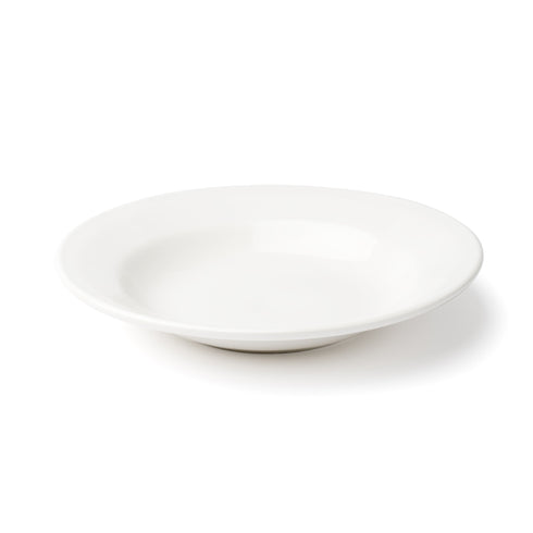 Browne Foundation Round Rimmed Bowl, 8.5 oz, White (36-pack)