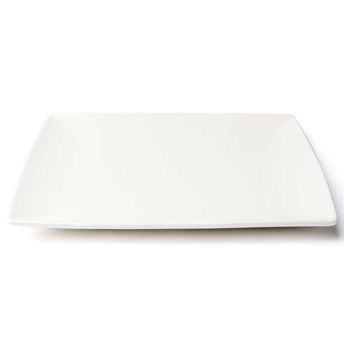 Browne Foundation Square Coupe Plate, 10.25", White (36-pack)