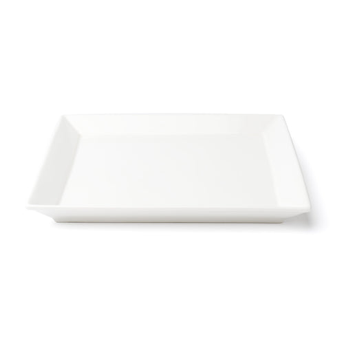 Browne / Assiette carrée large rebord modèle Foundation, 8.5", blanc, (paquet de 36)