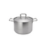 Browne Elements Stock Pot with Lid, Stainless Steel