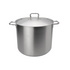 Browne Elements Stock Pot with Lid, Stainless Steel