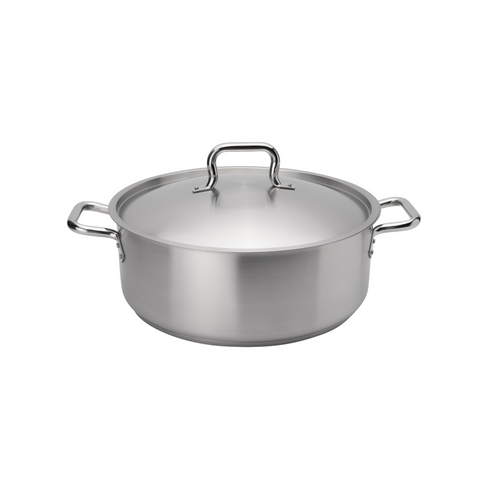 Browne Elements Brazier with Lid, Stainless Steel