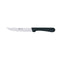 Browne New Line Steak Knife, 9", Pointed Tip, Black Polypropylene Handle