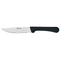 Browne Omaha Steak Knife, 10", Pointed Tip, Black Polypropylene Handle