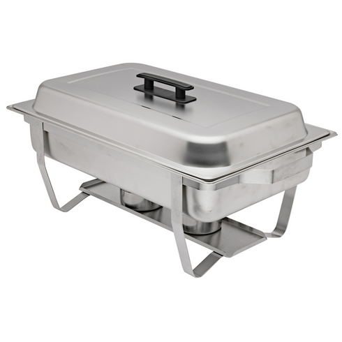 Browne | Réchaud économique, rectangulaire, acier inoxydable