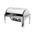 Browne Cadence Roll Top Chafer, Rectangular, Stainless Steel