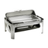 Browne Cadence Roll Top Chafer, Rectangular, Stainless Steel