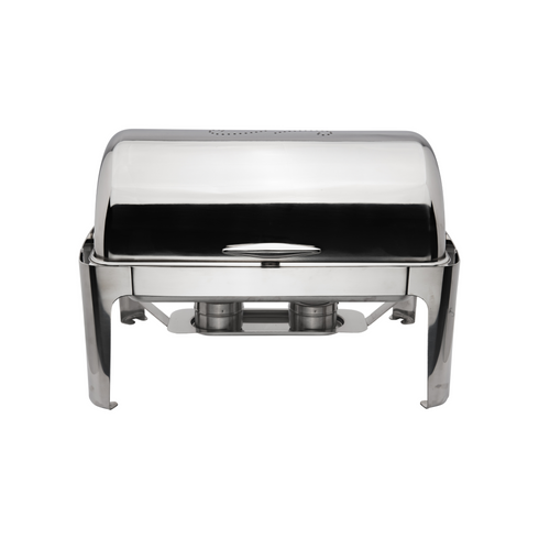 Browne Cadence Roll Top Chafer, Rectangular, Stainless Steel