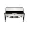 Browne Cadence Roll Top Chafer, Rectangular, Stainless Steel