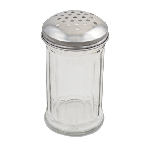 Browne Cheese Shaker, 12 oz, Plastic/Stainless Steel (12-pack), FINAL SALE