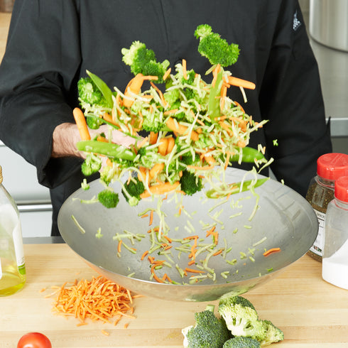 Vollrath | Wok en acier au carbone, 14"