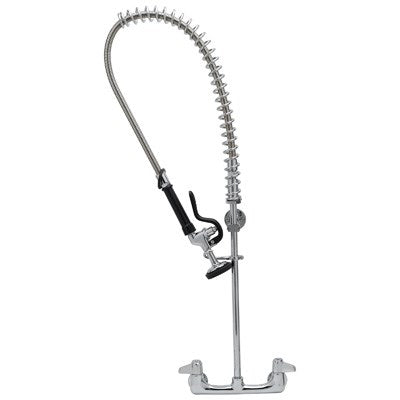 Conditions générales | Robinet de pré-rinçage mural 8", valve de pulvérisation 1,15 GPM, poignées à levier