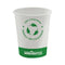 Globe Compostable Hot/Cold Paper Cups, Single Wall, White (1000-pack)