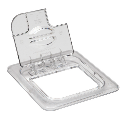Cambro | Couvercle Camwear FlipLid, pour bac gastronome avec encoche, clair
