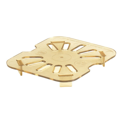 Cambro | Égouttoir pour bac gastronome à haute température, ambre