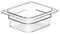 Cambro | Bac gastronome Camwear, taille 1/6, transparent