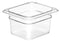 Cambro Camwear 1/6 Size Food Pan, Clear