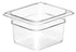 Cambro | Bac gastronome Camwear, taille 1/6, transparent