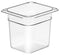 Cambro Camwear 1/6 Size Food Pan, Clear