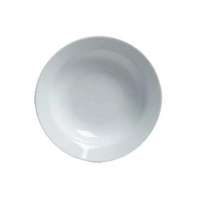 Acierite | Varick Cafe Plat à fruits en porcelaine, blanc, 5 1/2 oz (paquet de 12)