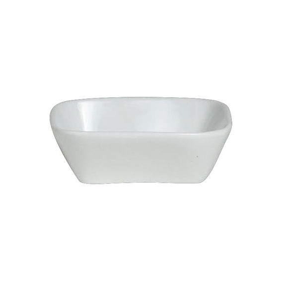 Steelite Café Porcelain Square Ramekin, 5 1/2 oz, White (36-pack)