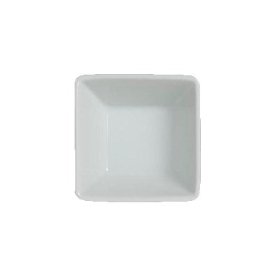 Steelite Varick Cafe Porcelain Square Bowl, Straight Sides, 6 oz (12-pack)
