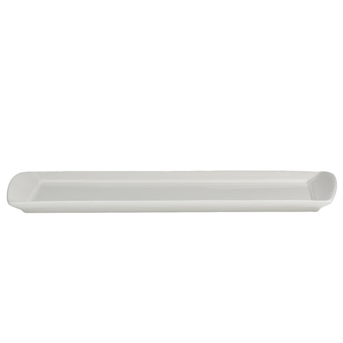 Steelite Parliament Curved Rim Rectangular Tray, 11 1/2" x 5 1/2" (12-pack)