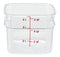 Cambro CamSquare FreshPro Storage Container, Clear