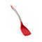 Cuisipro | Tourne-wok en silicone, 12,5", acier inoxydable/rouge