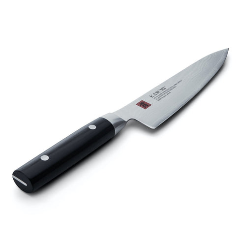 Kasumi Damascus Chef Knife, Black