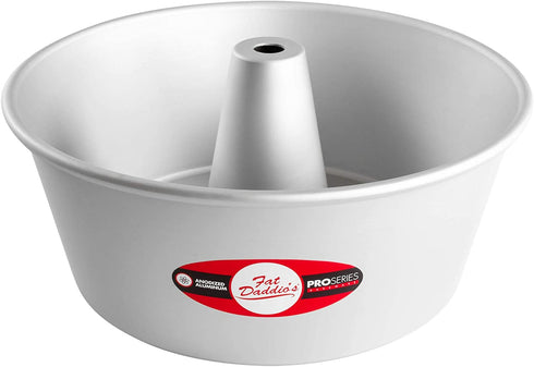 Fat Daddio's Angel Food Pan, Round, Anodized Aluminum, FINAL SALE