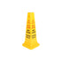 Globe Safety Cone, Bilingual, Yellow