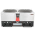 Vollrath 72028 Cayenne Round Heat 'N Serve Countertop Twin Well 7 qt Rethermalizer, 120V